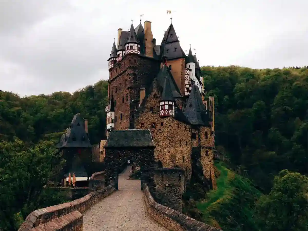 Eltz Castle in the hills above the Moselle between Koblenz and Trier, Germany Germany.